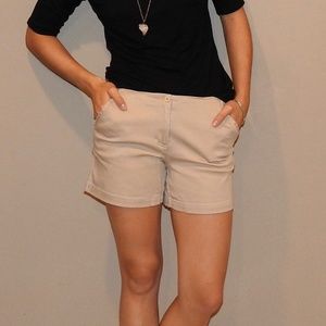 Cream colored shorts